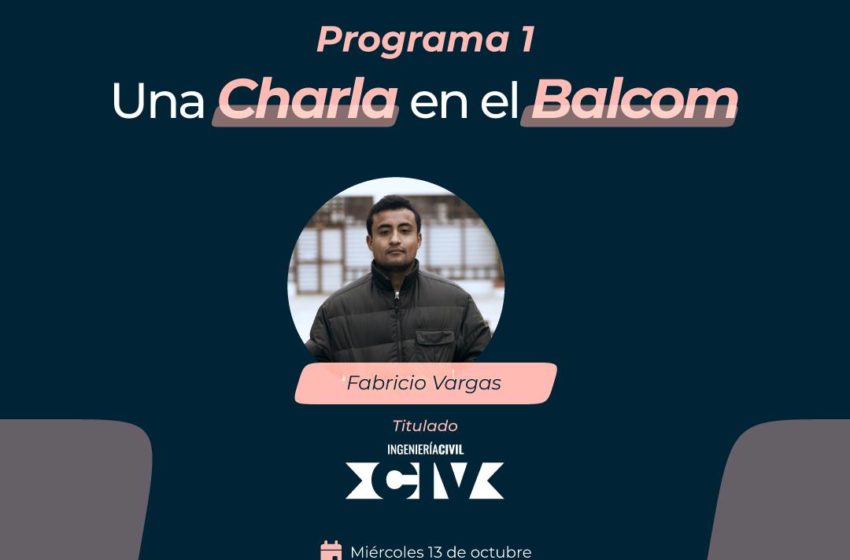  Una Charla en El Balcom – Ep.1 – Fabricio Vargas